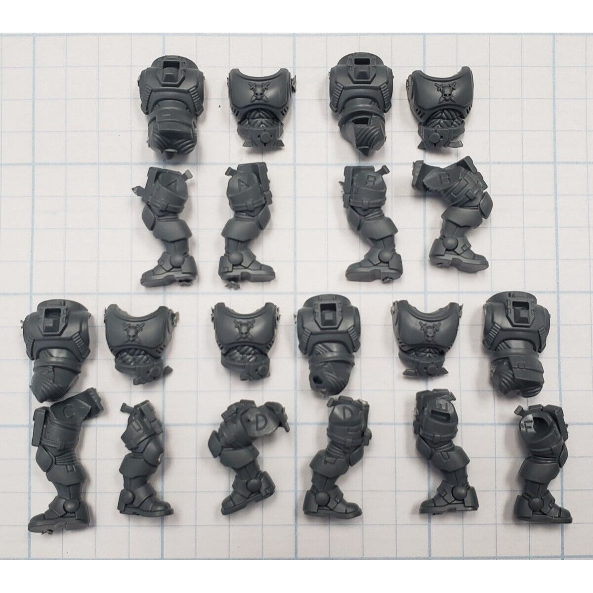40k Space Marine Bits Reiver MK X Phobos Torso & Legs x5