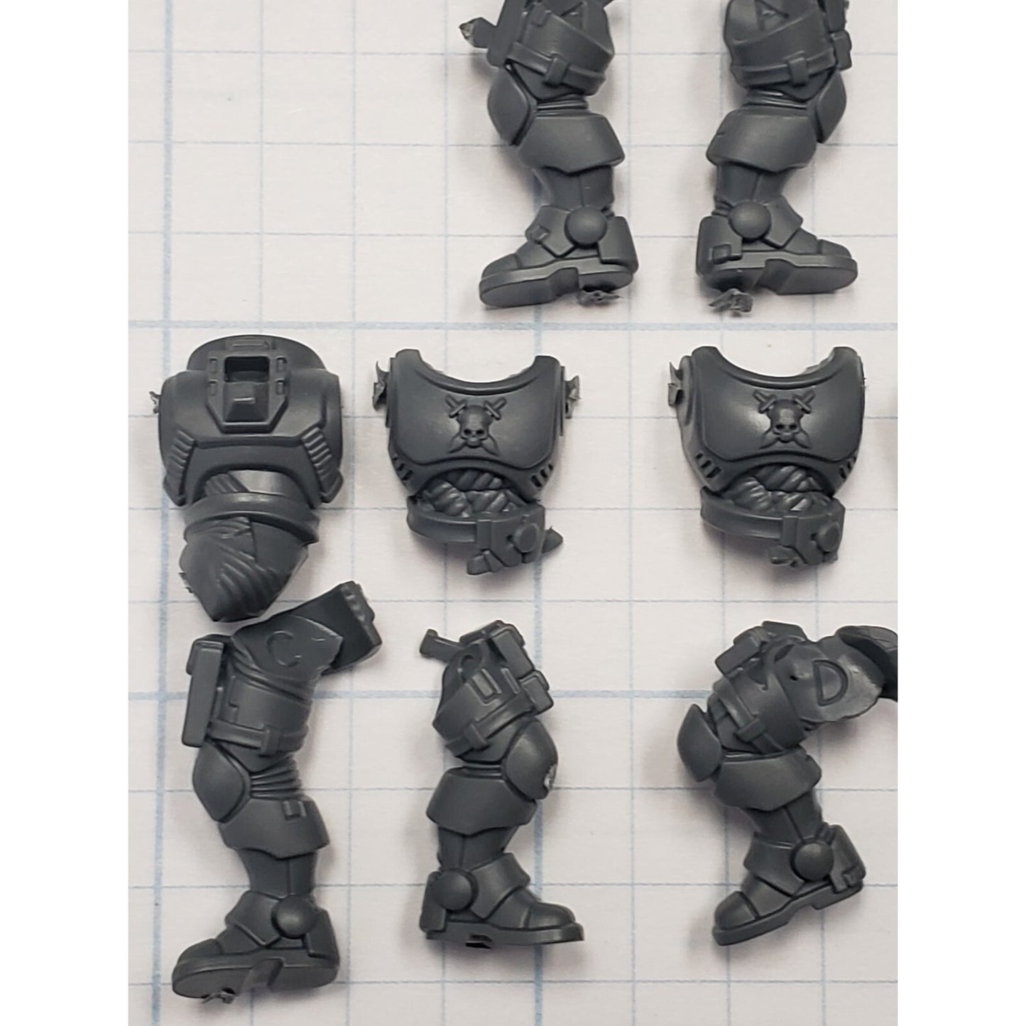40k Space Marine Bits Reiver MK X Phobos Torso & Legs x5