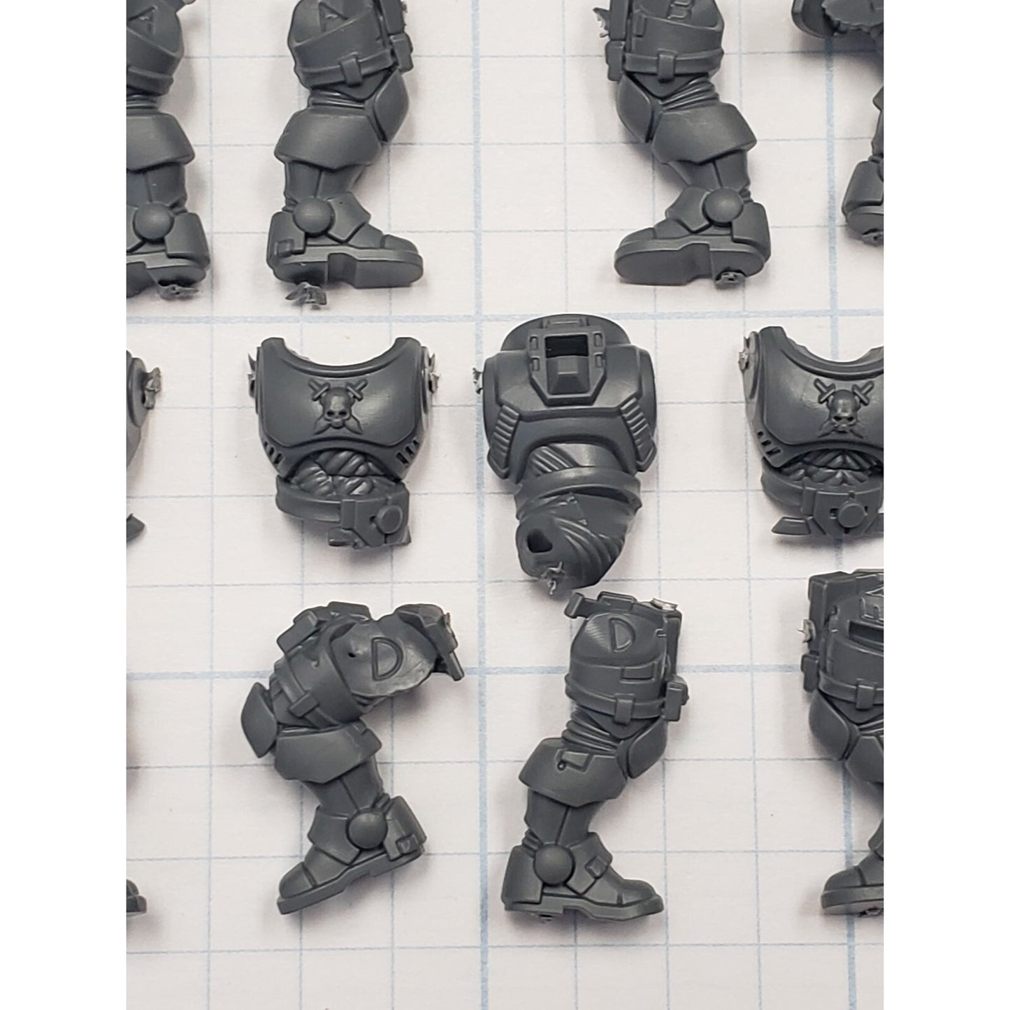 40k Space Marine Bits Reiver MK X Phobos Torso & Legs x5